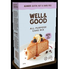 Well & Good All Purpose Cake Mix (Reduced Sugar) 400g